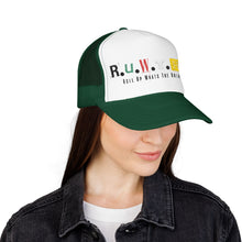 Load image into Gallery viewer, Trucker Hat — Rusted Retro Gas Pump Logo (Foam Front)
