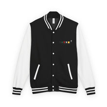 Load image into Gallery viewer, Letterman Jacket - Retro Color Block 'Hustle' Chest Logo