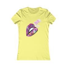 Load image into Gallery viewer, Women's Lip Art Tee — 'Kiss the World' Graphic Shirt