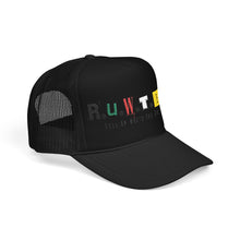 Load image into Gallery viewer, Trucker Hat — Rusted Retro Gas Pump Logo (Foam Front)