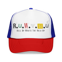 Load image into Gallery viewer, Trucker Hat — Rusted Retro Gas Pump Logo (Foam Front)