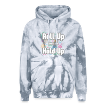 Load image into Gallery viewer, Adult Tie Dye Hoodie - spider silver