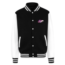 Load image into Gallery viewer, Unisex College Sweat Jacket - black/white