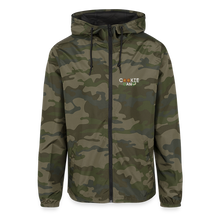 Load image into Gallery viewer, Unisex Lightweight Windbreaker Jacket - green camo