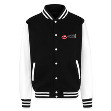 Load image into Gallery viewer, Unisex College Sweat Jacket - black/white