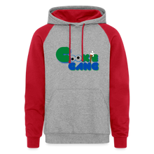 Load image into Gallery viewer, Colorblock Hoodie - heather grey/red