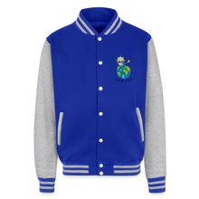 Load image into Gallery viewer, Unisex College Sweat Jacket - royal/heather grey