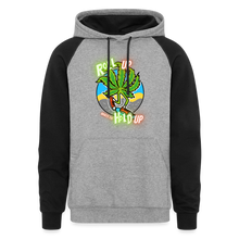 Load image into Gallery viewer, Colorblock Hoodie - heather gray/black