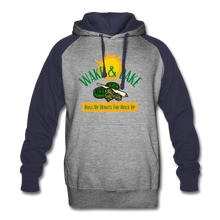 Load image into Gallery viewer, Colorblock Hoodie - heather gray/navy