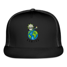 Load image into Gallery viewer, Trucker Hat - black/black