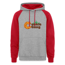 Load image into Gallery viewer, Colorblock Hoodie - heather grey/red