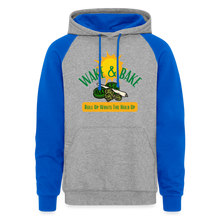 Load image into Gallery viewer, Colorblock Hoodie - heather grey/royal