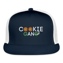 Load image into Gallery viewer, Trucker Hat - navy/white