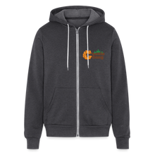 Load image into Gallery viewer, Bella + Canvas Unisex Full Zip Hoodie - charcoal grey