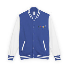 Load image into Gallery viewer, Letterman Jacket - Retro Color Block 'Hustle' Chest Logo