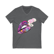 Load image into Gallery viewer, Unisex Jersey Short Sleeve V-Neck Tee