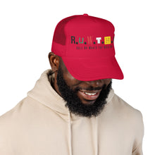 Load image into Gallery viewer, Trucker Hat — Rusted Retro Gas Pump Logo (Foam Front)