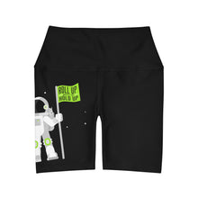 Load image into Gallery viewer, High Waisted Yoga Shorts (AOP)