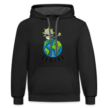 Load image into Gallery viewer, Contrast Hoodie - black/asphalt