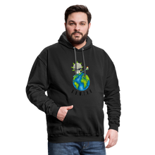 Load image into Gallery viewer, Contrast Hoodie - black/asphalt