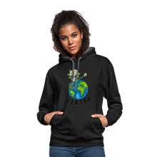 Load image into Gallery viewer, Contrast Hoodie - black/asphalt