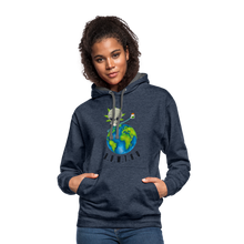 Load image into Gallery viewer, Contrast Hoodie - indigo heather/asphalt