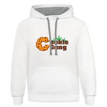 Load image into Gallery viewer, Contrast Hoodie - white/gray