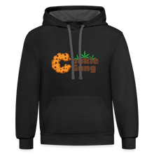 Load image into Gallery viewer, Contrast Hoodie - black/asphalt