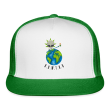 Load image into Gallery viewer, Trucker Cap - white/kelly green