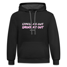 Load image into Gallery viewer, Contrast Hoodie - black/asphalt