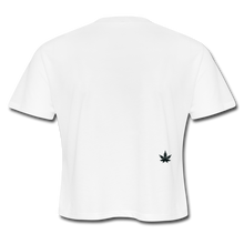 Load image into Gallery viewer, Women's Cropped T-Shirt - white