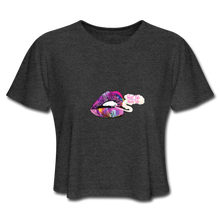 Load image into Gallery viewer, Women's Cropped T-Shirt - deep heather