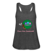 Load image into Gallery viewer, Women's Flowy Tank Top by Bella - deep heather