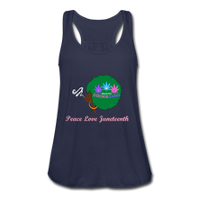 Load image into Gallery viewer, Women's Flowy Tank Top by Bella - navy