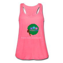 Load image into Gallery viewer, Women's Flowy Tank Top by Bella - neon pink