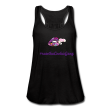 Load image into Gallery viewer, Women's Flowy Tank Top by Bella - black