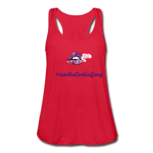 Load image into Gallery viewer, Women's Flowy Tank Top by Bella - red