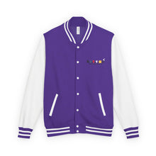Load image into Gallery viewer, Letterman Jacket - Retro Color Block 'Hustle' Chest Logo
