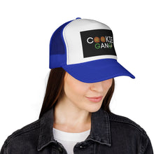 Load image into Gallery viewer, Cookie Gang Trucker Cap — Fun Retro Snack Lover Baseball Hat
