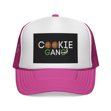 Load image into Gallery viewer, Cookie Gang Trucker Cap — Fun Retro Snack Lover Baseball Hat

