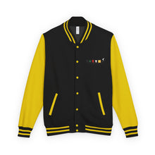 Load image into Gallery viewer, Letterman Jacket - Retro Color Block 'Hustle' Chest Logo
