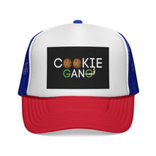 Load image into Gallery viewer, Cookie Gang Trucker Cap — Fun Retro Snack Lover Baseball Hat
