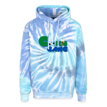 Load image into Gallery viewer, Adult Tie Dye Hoodie - blue lagoon
