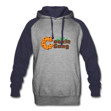 Load image into Gallery viewer, Colorblock Hoodie - heather gray/navy
