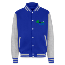 Load image into Gallery viewer, Unisex College Sweat Jacket - royal/heather grey
