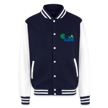 Load image into Gallery viewer, Unisex College Sweat Jacket - navy/white
