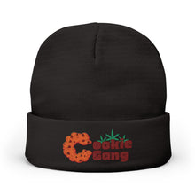 Load image into Gallery viewer, Cookie Gang Knit Beanie, Cozy Winter Hat, Embroidered Beanie for Cold Weather, Great Gift for Friends, Hip-Hop Style Accessory
