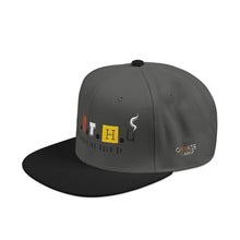 Load image into Gallery viewer, Snapback Hat - Embroidered Vintage Smoking Icons Cap
