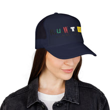 Load image into Gallery viewer, Trucker Hat — Rusted Retro Gas Pump Logo (Foam Front)
