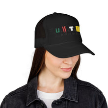 Load image into Gallery viewer, Trucker Hat — Rusted Retro Gas Pump Logo (Foam Front)
